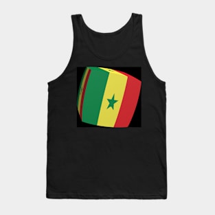 Senegal Flag cubed. Tank Top